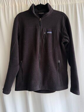 Patagonia Synchilla Black Full Zip Fleece Jacket Medium